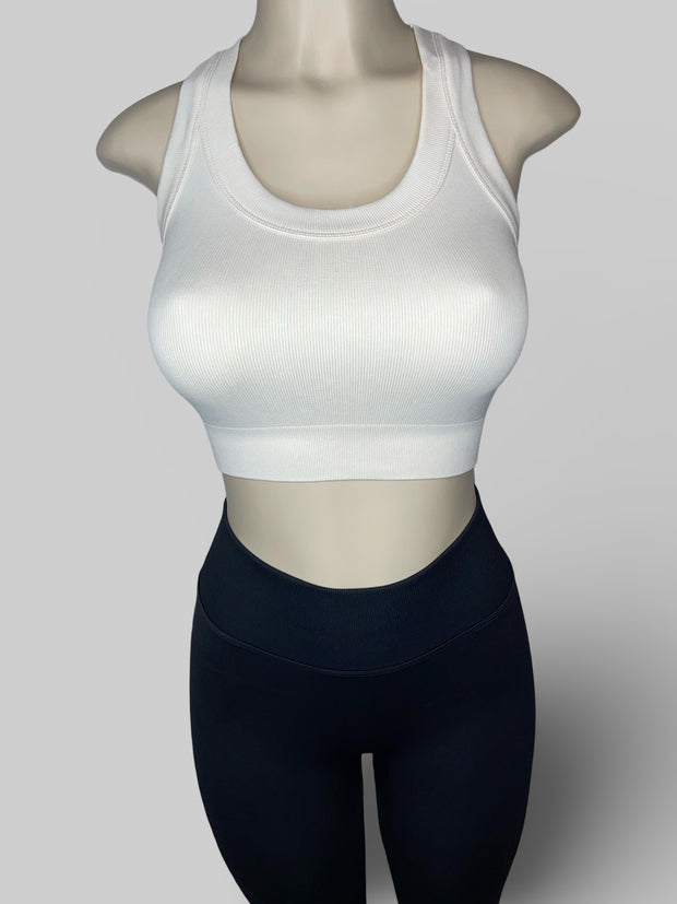 Ribbed Flex Crop Top