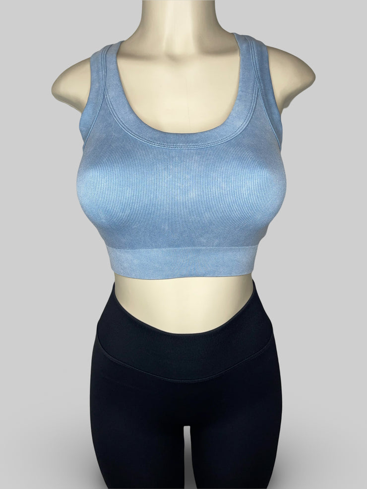 Ribbed Flex Crop Top