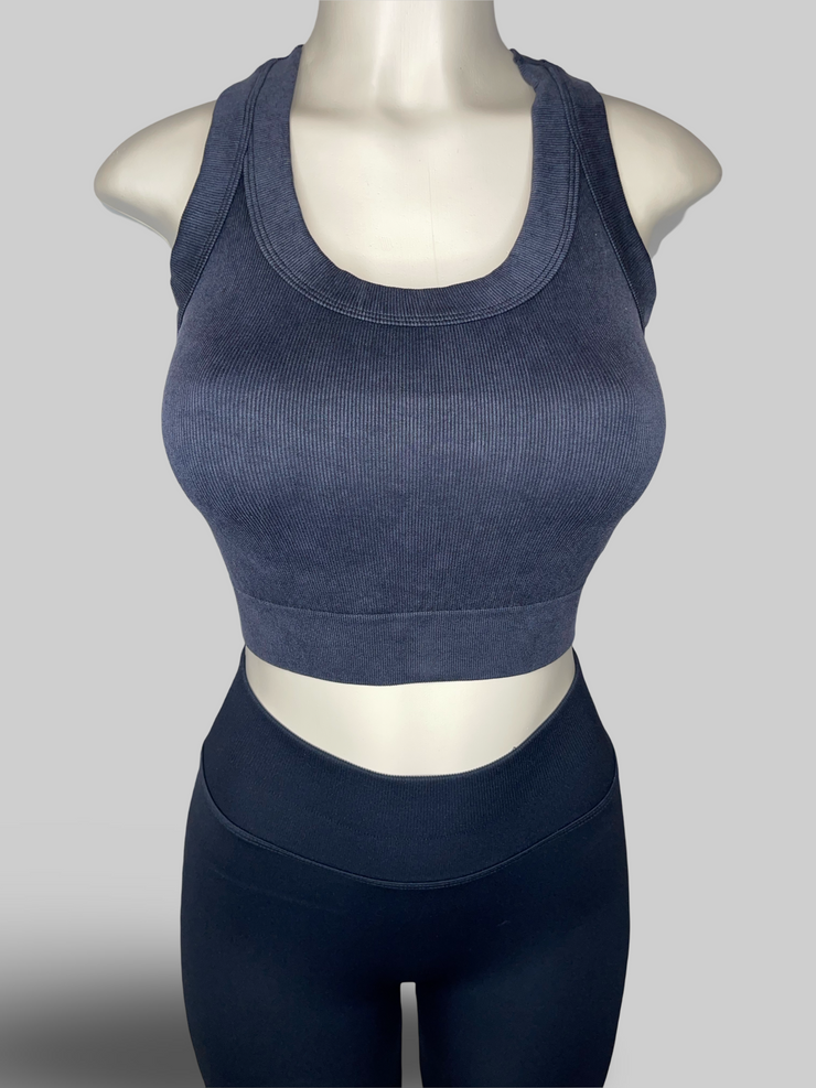 Ribbed Flex Crop Top