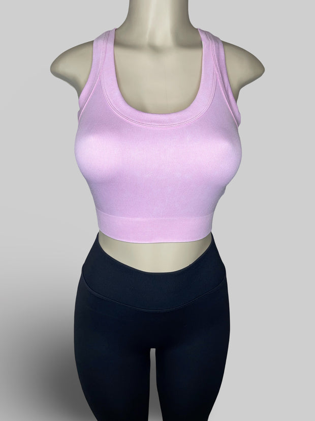 Ribbed Flex Crop Top