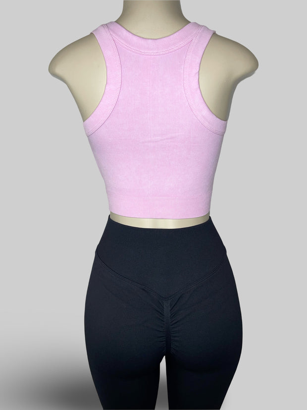 Ribbed Flex Crop Top