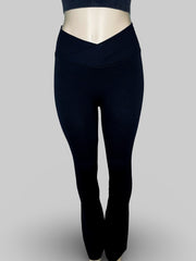 V-cut Flared Sculpted Leggings